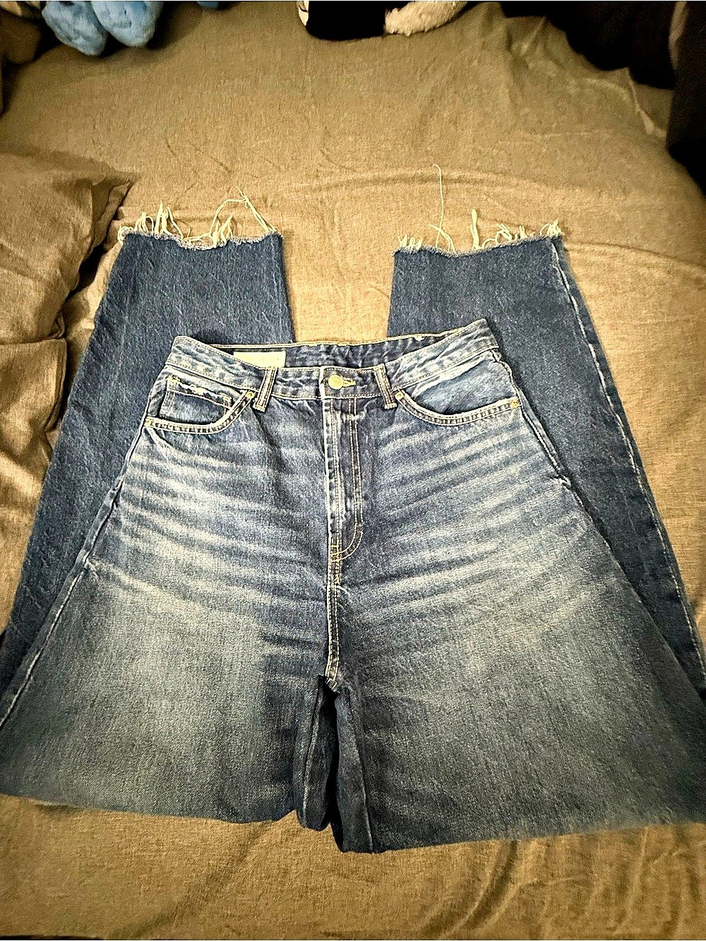 Pilcro Women's Boot Cut Jeans in Blue